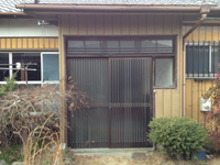 リフォーム前の玄関